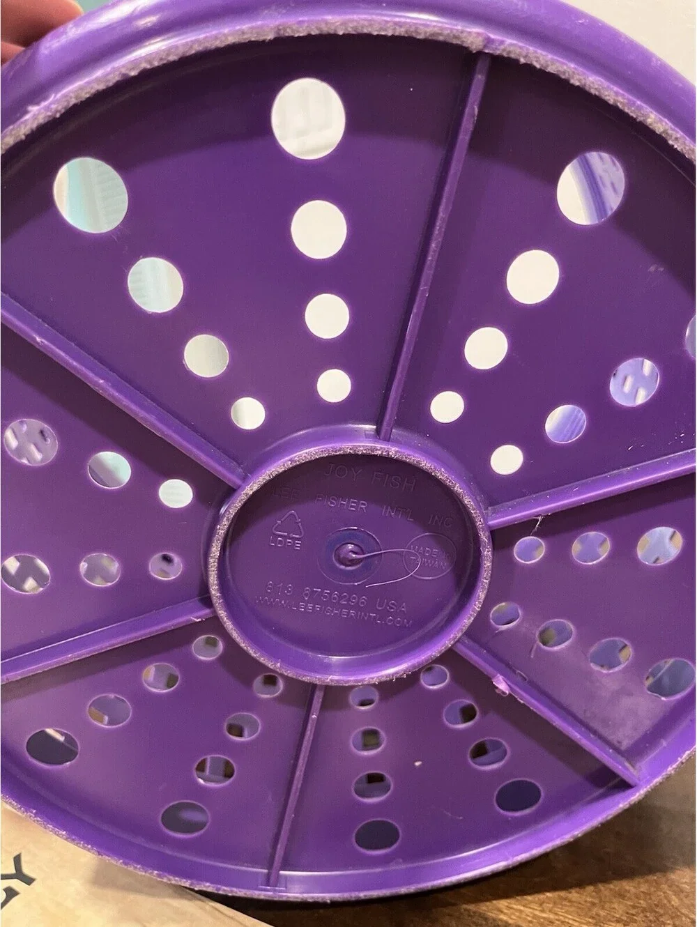 Joy Fish Handy Fish Basket Pool Skimmer Basket Plastic Sturdy Purple 16” By 12”